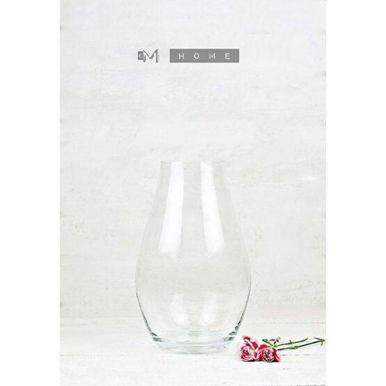 112-medium-clear-glass-vase-handmade-mouth-blown-flower-bunch-bouquet-tall-28-cm-1