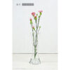 Glass Flower Vase/Tealight Holder Handmade Bouquet Tall 25 cm