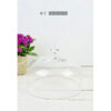 Handmade Display Glass Cake Cupcake Dome Cover Cloche Tall 18 x 25.5 cm