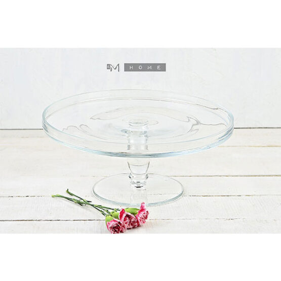 handmade-classic-clear-glass-display-cake-stand-plate-wedding-party-29-cm