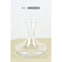 handmade-mouth-blown-clear-glass-carafe-decanter-wine-water-2l-tall-23cm