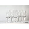 Contemporary Clear Glass Handmade Liqueur Schnapps Glasses set of 6