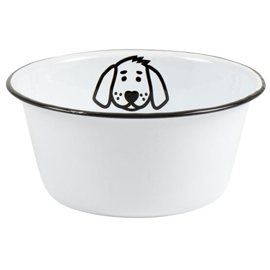 medium-vintage-white-enamel-dog-food-bowl-by-ib-laursen