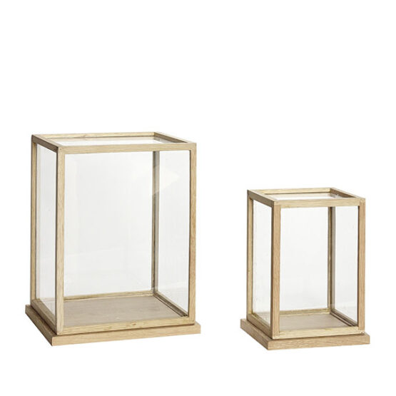 glass-display-oak-cover-dome-with-wooden-base-frame-set-of-2-by-hubsch