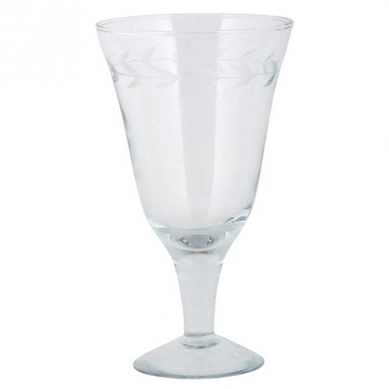 set-of-4-clear-wine-goblet-glasses-with-edge-cutting-by-ib-laursen