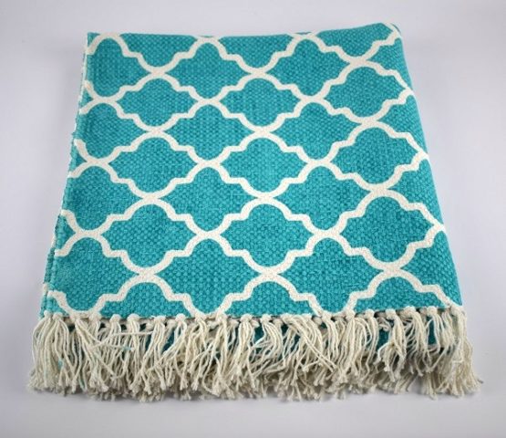 blue-flatweave-cotton-moroccan-pattern-rug-65x135-cm