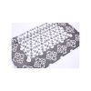 Grey Flatweave Cotton Tribal Geometric Pattern Rug 90 x 150 cm