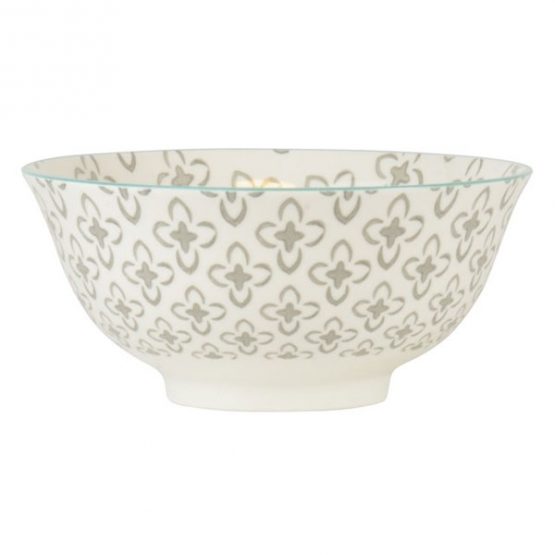 white-medium-serving-bowl-anna-with-grey-pattern-and-mint-rim-by-ib-laursen