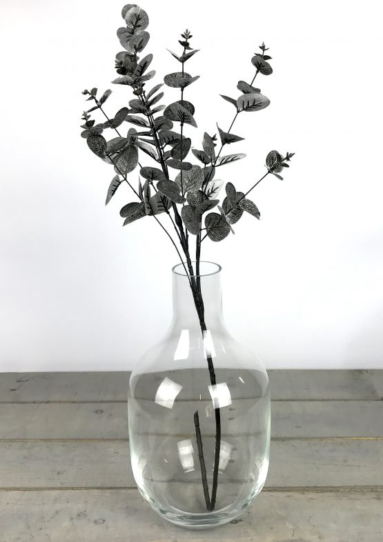 handmade-contemporary-clear-flower-glass-vase-bunch-bouquet-tall-35cm