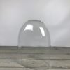 Handmade Mouth Blown Clear Oval Glass Display Cloche Bell Jar Dome 31.5 cm