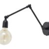 Iron Wall Black Lamp For Deco Bulb Danish Design