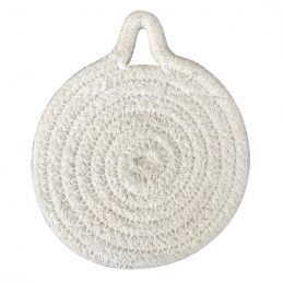 small-cotton-woven-round-coaster-10-cm-beige-by-home-interiors-set-of-6