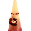 Christmas Rustic Candles With An Intense Aroma Of Apples With Cinnamon Set Of 3