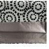 Beautiful Reversible Black & Silver Table Runner 40 x 140 cm