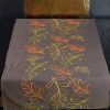 Beautiful Brown Embroidered Tablecloth 60 x 120 cm