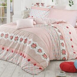 duvet-set-cover-2-pillow-case-zipped-king-size-100-cotton-button-salmon