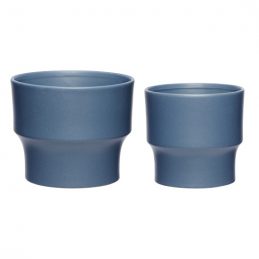 set-of-2-blue-ceramics-pot-danish-design-by-hubsch