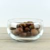 Handmade Clear Glass Bowl Trifles Fruit Salad Dish 8 cm