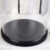 EMH Medium Glass Dome Display Cover Cloche Black Base Height 35 x 20 cm
