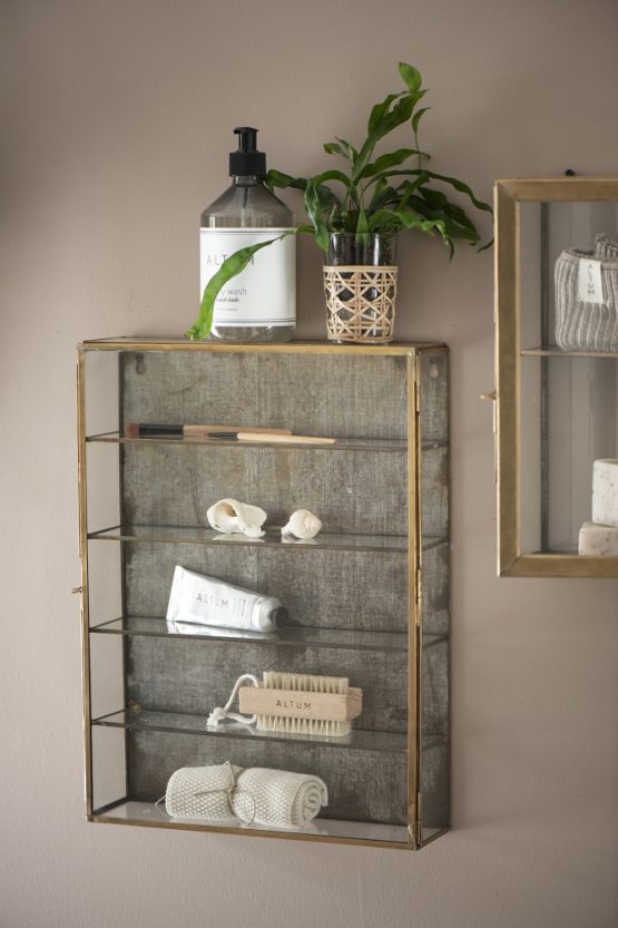 brass-wall-hanging-storage-cabinet-with-4-shelves-glass-door-by-ib-laursen