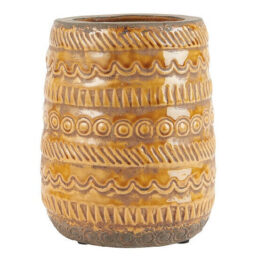 mustard-vase-with-pattern-by-ib-laursen