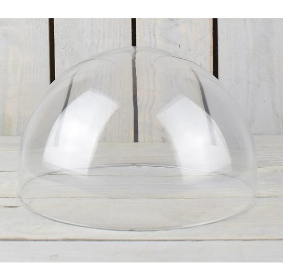handmade-mouth-blown-clear-circular-glass-display-cloche-bell-jar-dome-16-5-cm-x-27-cm