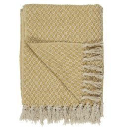 100-cotton-throw-cream-and-mustard-blanket-with-pattern-by-ib-laursen