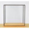 hand-made-large-glass-and-black-metal-frame-display-showcase-box-with-wooden-base-42-cm