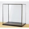 hand-made-large-glass-and-black-metal-frame-display-showcase-box-with-black-wooden-base-42-cm