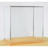 hand-made-large-glass-and-silver-metal-frame-display-showcase-box-with-wooden-base-42-cm
