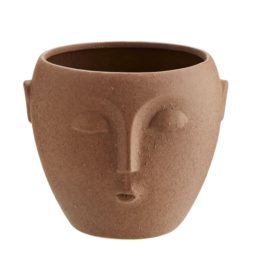 matt-terracotta-stoneware-flower-pot-with-face-imprint-by-madam-stoltz