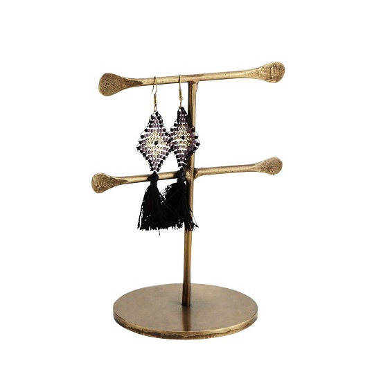 Forged Gold Jewellery Stand 2 Tier by Madam Stoltz 