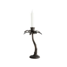antique-bronze-palm-candle-holder-23-cm-by-madam-stoltz