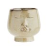 brown-stoneware-flower-pot-with-face-imprint-medium-by-madam-stoltz
