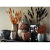 brown-stoneware-flower-pot-with-face-imprint-medium-by-madam-stoltz