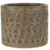 ceramic-pot-with-zig-zag-patern-brown-by-ib-laursen