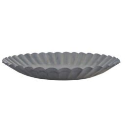 medium-metal-grooved-candle-tray-grey-by-ib-laursen