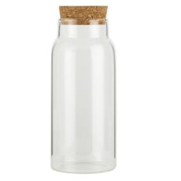 decorative-storage-glass-jar-container-with-cork-lid-330-ml-by-ib-laursen