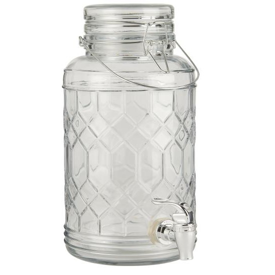jar-glass-drinks-dispenser-with-pattern-in-the-glass-3-5-liter-by-ib-laursen