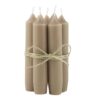 set-of-6-short-dinner-milky-brown-candles-by-ib-laursen
