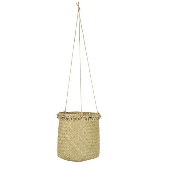 hanging-plant-pot-bamboo-planter-basket-with-jute-string-by-ib-laursen