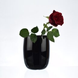 handmade-mouth-blown-black-glass-vase-for-flowers-15-5-cm