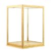 Glass and Wooden Frame Display Showcase Cover With Base by EMH 31 cm
