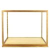 Large Glass and Wooden Frame Display Showcase Cover With Base by EMH 31 cm