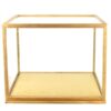 Large Glass and Wooden Frame Display Showcase Cover With Base by EMH 31 cm