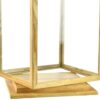 Glass and Wooden Frame Display Showcase Cover With Base by EMH 31 cm