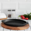 horeca-cast-iron-oval-frying-pan-&-stand-brizoll-220x140x25-mm