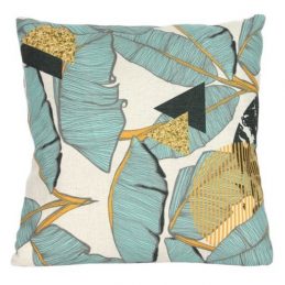 cushion-cover-complete-with-inner-teal-palm-print-by-gisela-graham