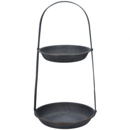 Gisela Graham Medium Bronze Dimple Iron Pot With Stand by Gisela Graham 