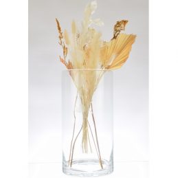 handmade-mouth-blown-glass-cylinder-vase-for-flowers-tall-30cm